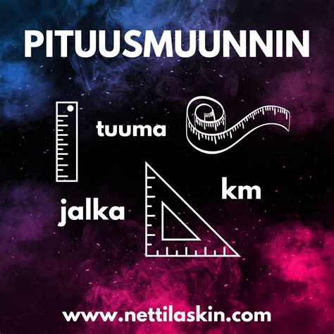 pituusmuunnin|Pituusmuunnin / etäisyysmuunnin .